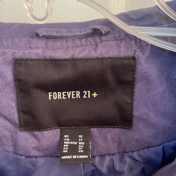 Forever 21 utility jacket 1x - Picture 3 of 4